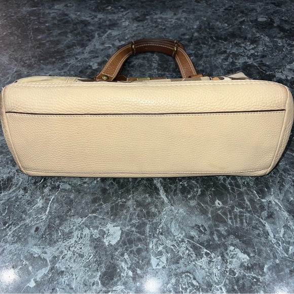 Vintage Coach Animal Print Canvas and Leather Purse - Picture 5 of 11